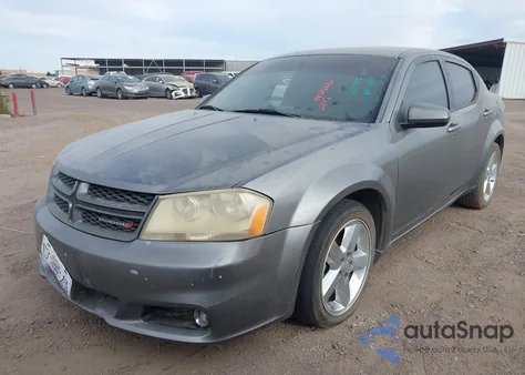 2013 Dodge Avenger Sxt из США, поврежденный, VIN 1C3CDZCB2DN554785